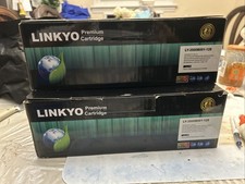 Two Boxes (4 Pieces) Linkyo 128 (3500B001) Black Toner Cartridge LY-3500B001-128 picture