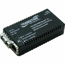 Transition Networks 10/100/1000Base-TX to 1000Base-SX Media Converter MGEPSWSX01 picture