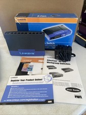 Linksys EZXS88W 10/100 Mbps 8 Port Work Group Switch W/ Power Cord picture