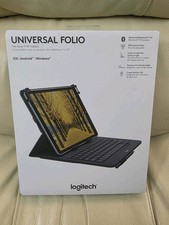 NEW Logitech Universal Folio Keyboard Case 9-10