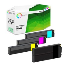 4Pk TCT 976Y For HP Pagewide Pro 552 577 Compatible Ink - Black Cyan Magenta Y picture