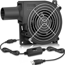 120mm USB Blower Fan with Speed Control Small 5V DC Brushless 1232 picture