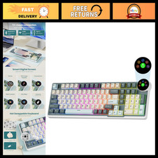 Wireless Mechanical Keyboard with Smart Display, Hot Swappable, RGB, USB-C, Gask picture