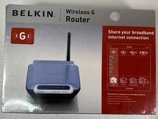 Belkin Wireless G Router 54 Mbps 4-Port 10/100  F5D7230-4 New Sealed in Box 2007 picture