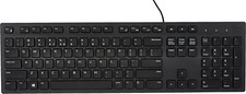 Brand New, Lot of 30, Dell KB216-BK-US Black USB Wired Slim Keyboards picture