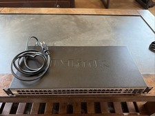 D-Link 52-Port Gigabit Smart Managed PoE Switch with 370W PoE Budget - Black... picture
