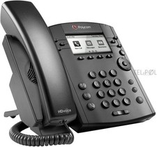Polycom VVX 301 6-Line Business IP VoIP Phone PoE 2200-48300-025 Black picture