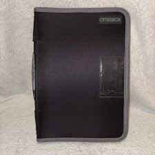 OtterBox OtterShell Black Nylon Zip Around Portfolio Case Handle For 12