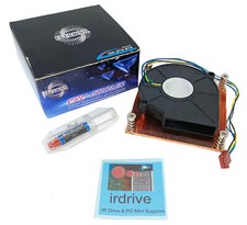 NEW Evercool 95W Intel Xeon E3 E5 1U Server CPU PWM Fan Cooler w/Copper Heatsink picture