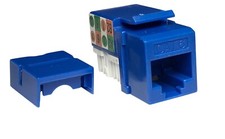 200 Pack Lot CAT6 Network RJ45 Port 110 Punch Down Keystone Snap-In Jack Blue picture