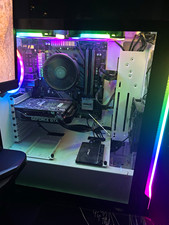 Sky tech gaming PC White RGB Gaming Tower Desktop, SSD, GeForce GTX, ASRock MB picture