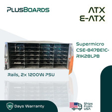 Supermicro 4U 12Gbs SAS3 36 Bay ATX E-ATX Storage Case Chassis w/ Rails + 2x PSU picture