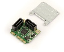 Mini PCI EXPRESS Card (Minipcie) - 2 SATA 3.0 Ports - ASM1061R Chipset - RAID picture