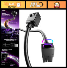 ARGB GPU PSU Extension Cable 8-Pin, Copper Wire, 2000W Power, Minimalist Design, picture