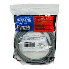 TRIPP-LITE N125-010-GY CAT 6 GIGABIT GRAY SHIELDED PATCH CABLE NEW/NOS picture