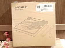 Origbelie External CD DVD Drive, Ultra Slim CD Burner USB 3.0 with 4 USB Ports picture