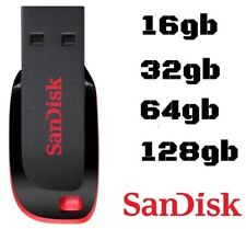 SanDisk Cruzer Blade USB 16GB 32GB 64GB 128GB 2.0 Flash Drive Memory Stick picture