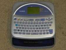 CASIO CW-75 CD Printer Disc Title Printer 8x AA Battery Powered MINT COND picture