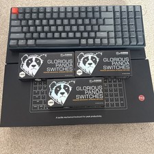 Keychron K4 Gateron Brown Wireless Aluminum Case + Glorious Panda 108 Switches picture