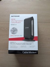 NETGEAR CM1000 Wired-Ethernet (RJ-45) Cable-CM1000100NAS Blk)-NO ORIGINAL BOX picture