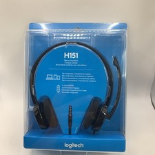 Logitech H151 Stereo Multi Device Headset with In Line Controls Factory Sealed picture