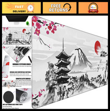 Japanese Landscape Extended Large Mouse Pad - Gaming & Office Desk Mat picture
