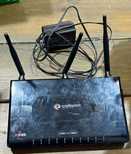 Cradlepoint MBR1000 Wireless Router 300Mbps WPS 4-Port Black w/ Antennas PSU picture