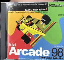 Total Arcade 98 v2 PC CD over 125 of the best classic games jewels tetris alien picture