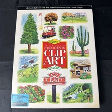 Jack Nicholas Course Designers Clipart Volume 1 Accolade 1991 IBM 3.5 Disks picture