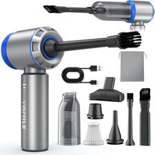 Compressed Air Duster, Yomile 2 in 1 180000RPM Cordless Air Duster with Mini Car picture