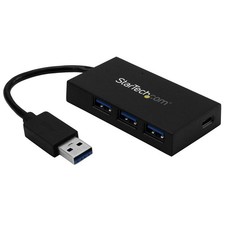 StarTech.com 4 Port USB 3.0 Hub - USB Type-A Hub with 1x USB-C & 3x USB-A Ports picture