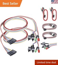 Upgrade Your Desktop: 27-Inch 2-Pin Power Cable with LED Lights – 2-Pack picture