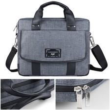 Classic Nylon School Business Briefcase Messenger Case For 13