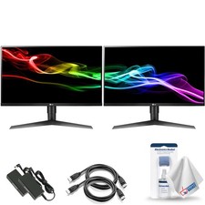 Dual Monitor Bundle - LG 27GL650F-B 27 Inch UltraGear Full HD IPS Gaming picture