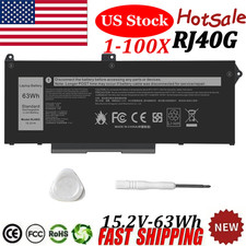 LOT RJ40G 63Wh Battery for Dell Latitude 14 5420 15 5520 Precision 15 3560 picture