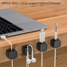 Strong Magnetic Cord Holder, 6-24PCS Cable Organizer Clips for Management Kit picture