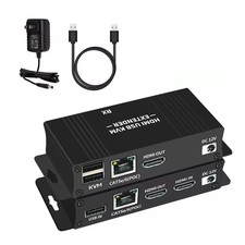 60M HDMI KVM Extender Splitter Over Ethernet Cat5e/6 HDMI USB RJ45 Extender picture