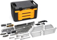 232 Piece 72T 6 & 12 Pt SAE/mm Mechanics Tool Set | GW72LLCBMTS.... picture