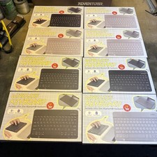 Wireless Bluetooth Keyboard Rechargeable Ultra Slim 80 Keys USB-C NEW lot of 8 picture
