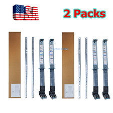 DELL R720 R720XD R730 R730XD R740 R740XD 2/4 POST RACK 2U STATIC RAILS H872R picture