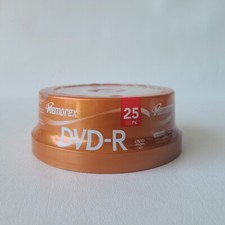 New Memorex DVD-R 25 Pack Spindle 16x 4.7 GB 120 Minute Sealed Recordable picture