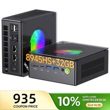 GMKtec K11 Mini Gaming PC AMD Ryzen 9 8945HS 5.2GHz 32GB DDR5 RAM 512GB SSD WiFi picture