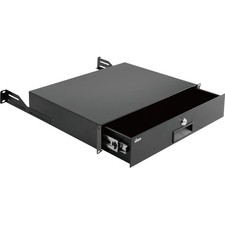 Tecmojo 2U Rack Mount Drawer 19 Inch Lockable Sliding 44 Lb picture