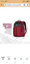 Victorinox Red Luggage Altmont 3.0 Dual-Compartment Laptop Backpack picture