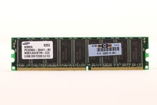 Samsung 512MB PC-3200 DDR-400 ECC Unbuffered Server Memory P/N: M381L6423ETM-CC4 picture