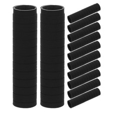 12Pcs Reusable Silicone Pen Holder Grips for Home Writing Soft Ergonomic Black picture