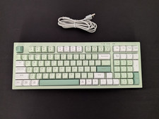 Leobog x Aula Matcha Green K99 Tri Mode Membrane Keyboard picture