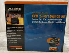 Linksys ProConnect KVM 2-Port Switch Kit  Model # KVM100SK  Sealed picture