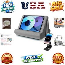 Multi-Angle Tablet Stand with Soft Pad and Net Pocket - Universal Lazy Holder... picture