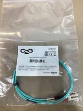 10 Pack - Legrand C2G Fiber Optic Cable 1M LC-LC 50/125 OM4 10G DPX PVC Duplex picture